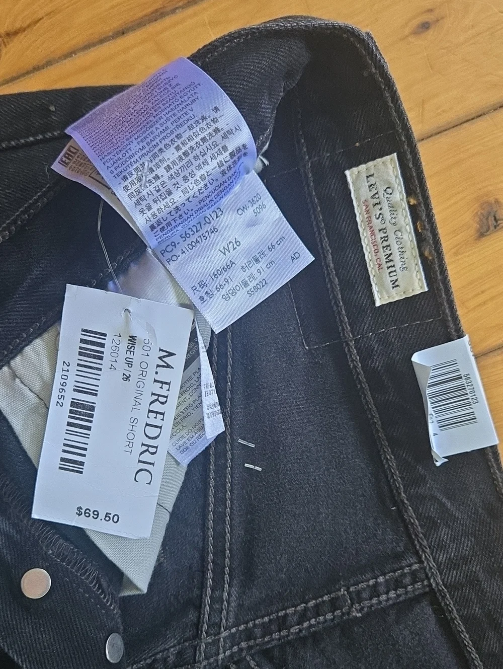 Levis 501 Denim Shorts